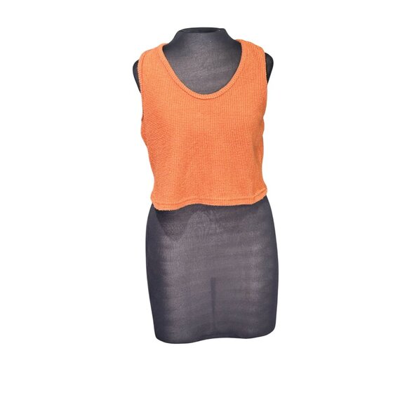 Happily Grey Womens 3-Piece Lounge Set In Rust Orange M Cardigan Tank Top & Jogg - Picture 5 of 16